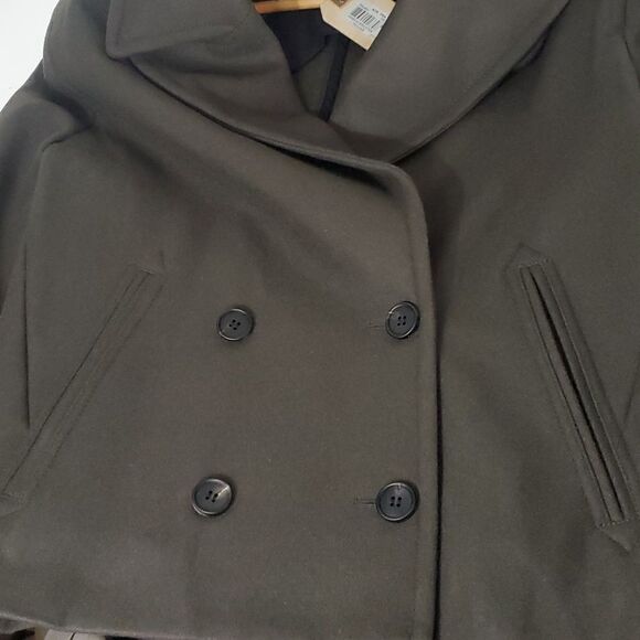 All Saints Women's Aya Wool Blend Pea Coat NWT - Picture 4 of 10